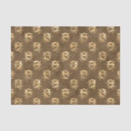 Papel De Seda Dragão Mítico Dourado