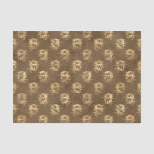 Papel De Seda Dragão Mítico Dourado