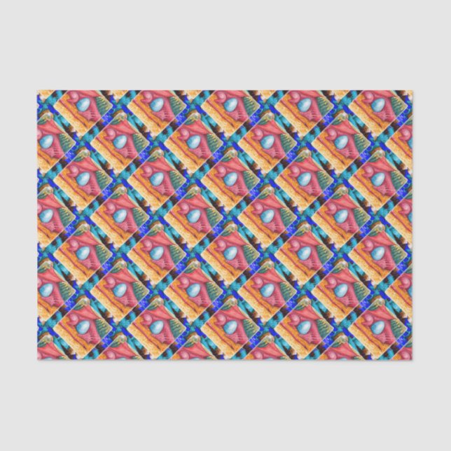 Papel De Seda Dragão Vermelho (Frente )