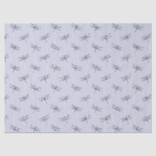 Papel De Seda Dragões da Lavanda roxa