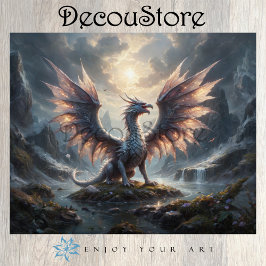 Papel De Seda Dragon of the Sacred Valley Decoupage