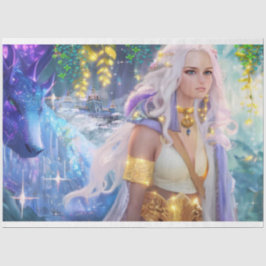 Papel De Seda Dragon Princess