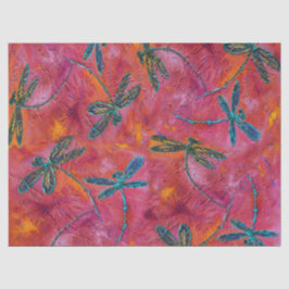 Papel De Seda Dragonfly Dance Hot Fuchsia