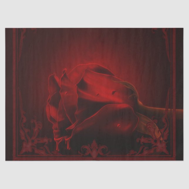 Papel De Seda Drama do Amor, o Rosa da Memória. (Frente )