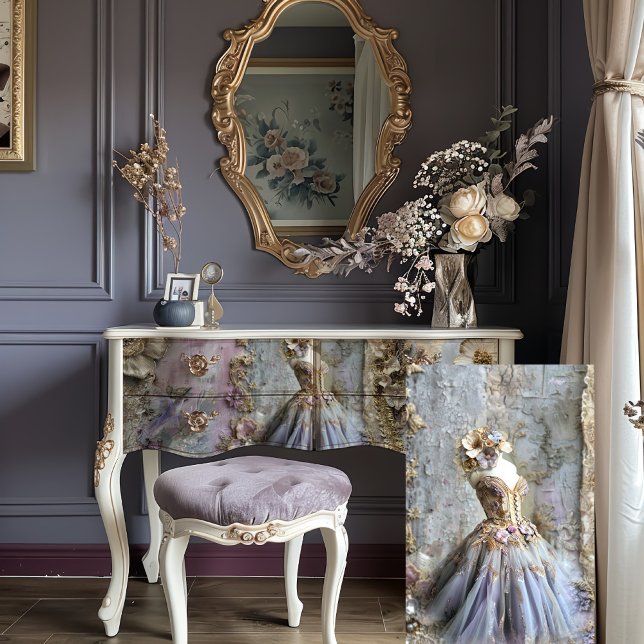 Papel De Seda Dream dress Fairy Tale Fantasia Chique (Fairy Tale Fantasia, Dream Dress, Ballerina Tutu, Vintage Mannequin, Shabby Chic, Decoupage Tissue )