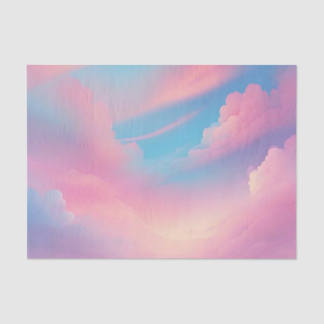 Papel De Seda Dreamscape Cloudscape Tranquil (Frente )
