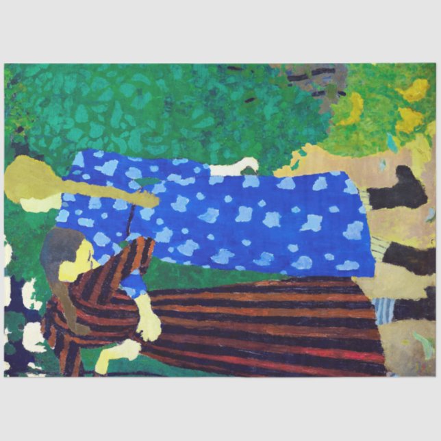 Papel De Seda Duas Meninas, Edouard Vuillard (Frente )