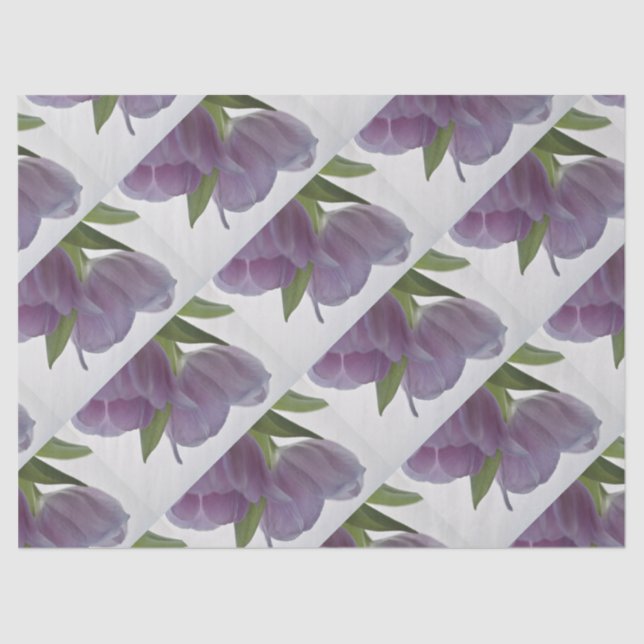 Papel De Seda Duas Tulipas Para Baixo Opt.2 (Frente )