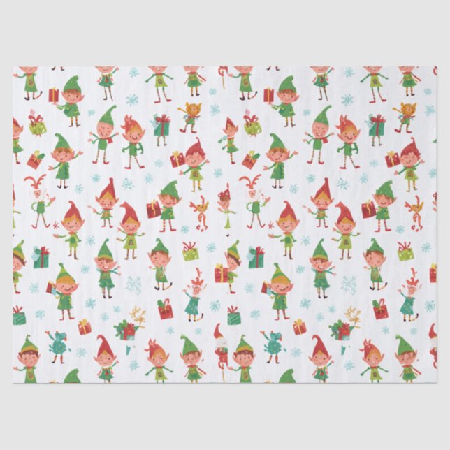Papel De Seda Duendes de IA Bobos (Frente )