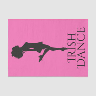 Papel De Seda Duro de dança Calçado rosa e preto