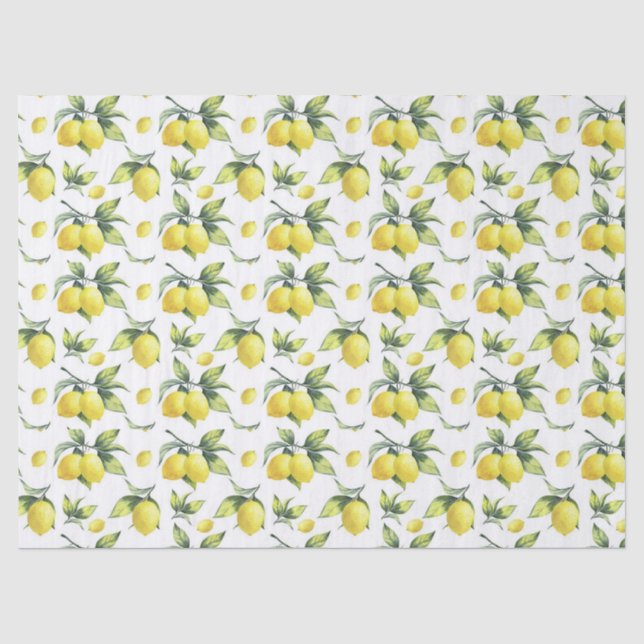 Papel de Seda e Decoupage - Limão (Frente )