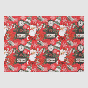 Papel De Seda É hora de Papais noeis