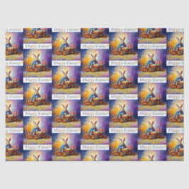 Papel De Seda Easter Bunny easter egg basket