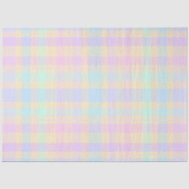 Papel De Seda Easter Pastel Plaid Tissue Paper