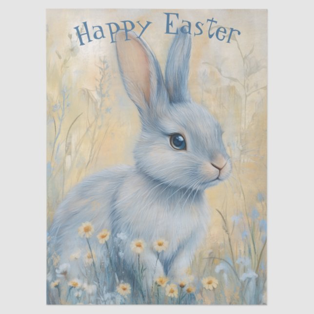 Papel De Seda Easter Spring Bunny (Frente )