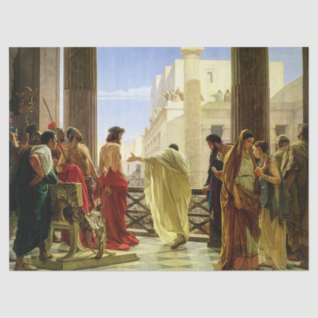 Papel De Seda Ecce Homo de Antonio Ciseri (Frente )