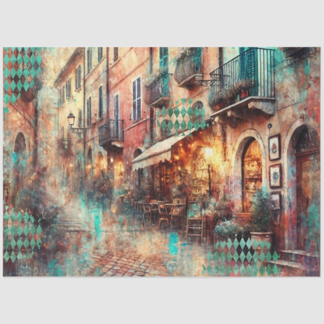 Papel De Seda Echos da Itália (Frente )