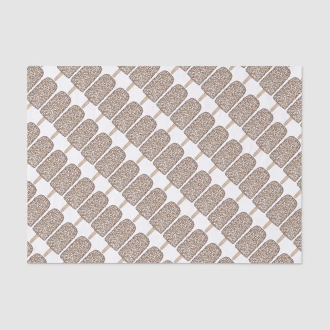 Papel De Seda Eclair de chocolate picolé picolé papelão (Frente )