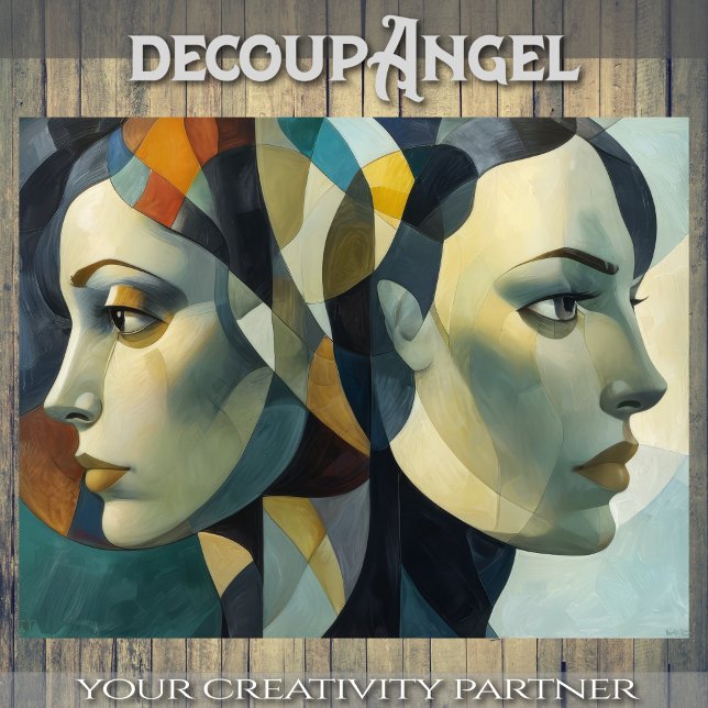 Papel De Seda Ecos Divergentes - Decoupage - (Criador carregado)