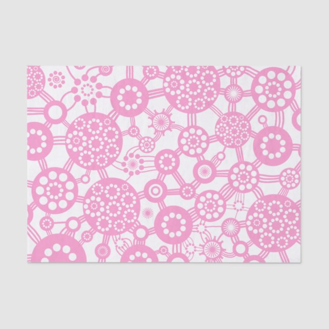 Papel De Seda Ecossistema - Rosa (Frente )