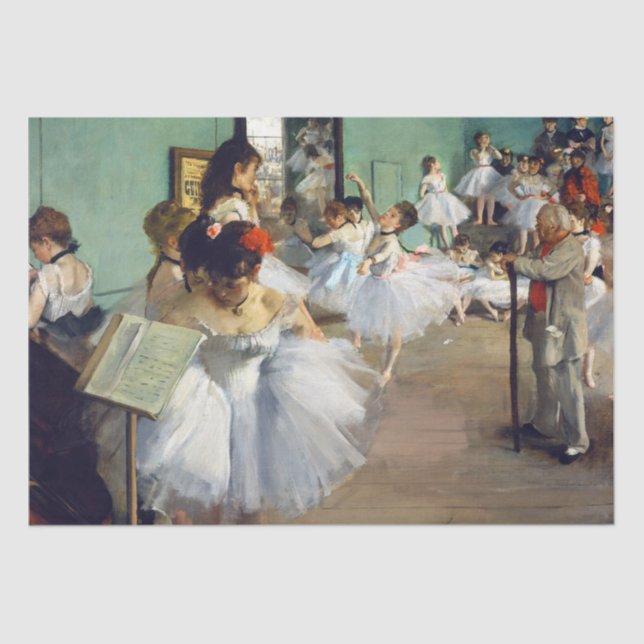 Papel De Seda Edgar Degas - A Classe da Dança (Frente )