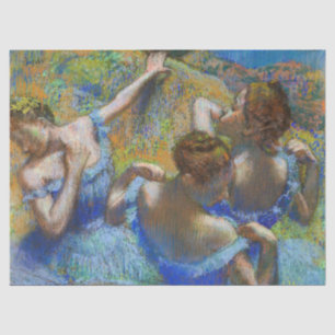 Papel De Seda Edgar Degas - Dançarinas Azuis