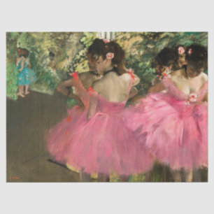 Papel De Seda Edgar Degas - Dançarinos a rosa