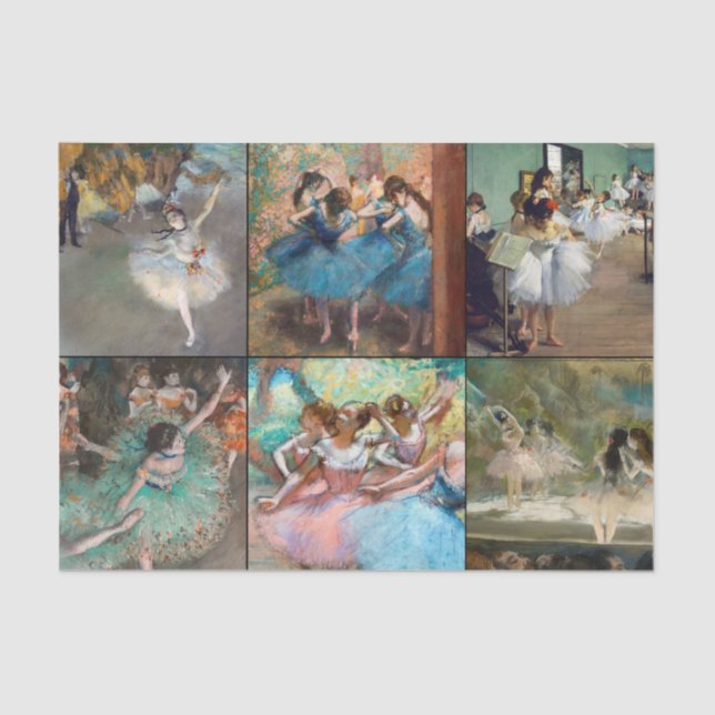 Papel De Seda Edgar Degas - Dançarinos Seleção de Masterbocas (Frente )