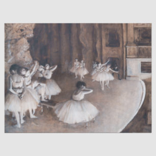 Papel De Seda Edgar Degas - Ensaio de Ballet no Palco