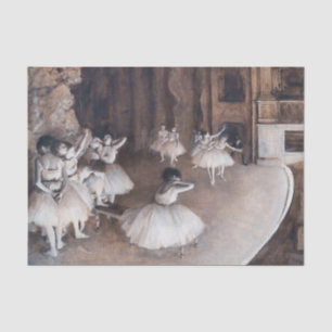 Papel De Seda Edgar Degas - Ensaio de Ballet no Palco
