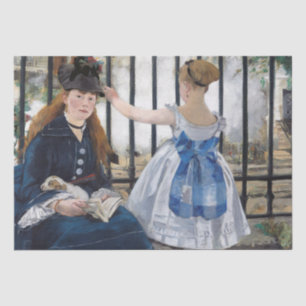 Papel De Seda Edouard Manet - A Via Ferroviária