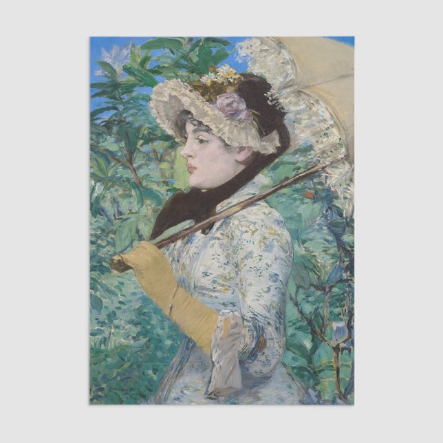 Papel De Seda Edouard Manet - Jeanne / Primavera (Criador carregado)