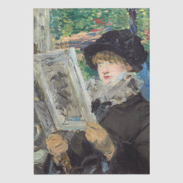 Papel De Seda Edouard Manet - Leitura de Mulher
