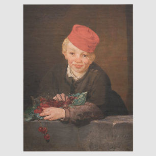 Papel De Seda Edouard Manet - Menino com Cerejas