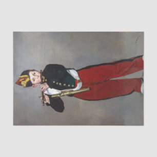 Papel De Seda Edouard Manet - O Jovem Flautista