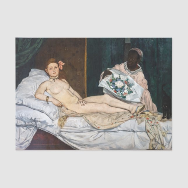Papel De Seda Edouard Manet - Olympia (Frente )