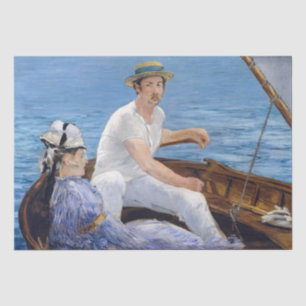 Papel De Seda Edouard Manet - Passeio de barco