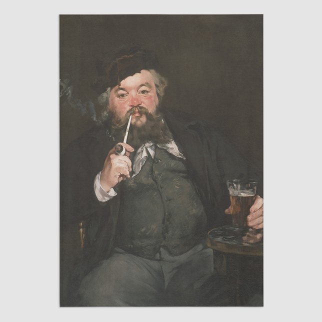 Papel De Seda Edouard Manet - Um Bom Copo de Cerveja / Boca de F (Criador carregado)