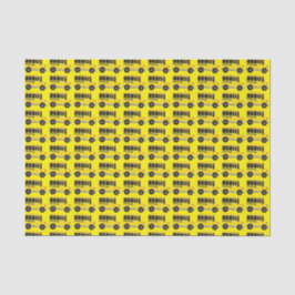 Papel De Seda Educação de Professores do Barramento Escolar Amar