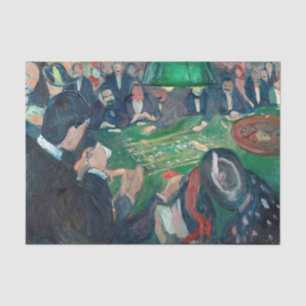 Papel De Seda Edvard Munch - A Mesa Roulette em Monte Carlo