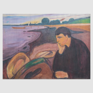 Papel De Seda Edvard Munch - Melancholy 1894
