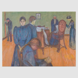 Papel De Seda Edvard Munch - Morte na enfermaria v2