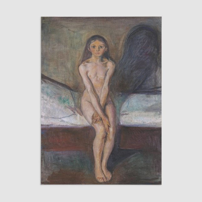 Papel De Seda Edvard Munch - Puberdade (Criador carregado)