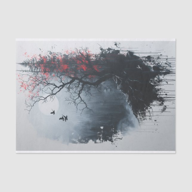 Papel De Seda Eerie Woods (Frente )