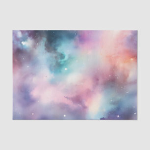Papel De Seda Eethal Watercolor Galaxy Dreamy Cosmic