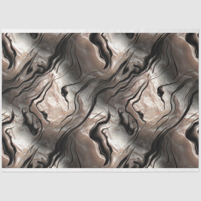 Papel De Seda Efeito Mãe de Pérola Opalescente (Frente )