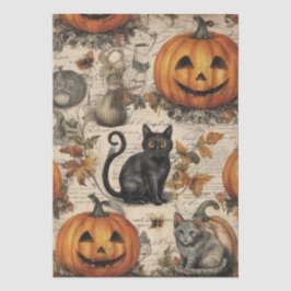 Papel De Seda Efêmeras de Halloween Antigas