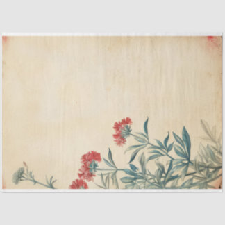 Papel De Seda Eficácia da ilustração da flor de Yseta