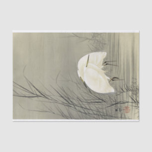 Papel De Seda Egretas em pântano por Ohara Koson