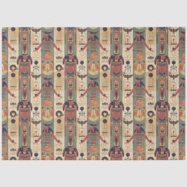 Papel De Seda Egyptian hieroglyphics Pharaoh Pattern